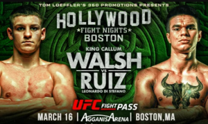 Hollywood Fight Nights Boston: Callum Walsh vs. Leonardo Di Stefano Ruiz Agganis Arena, Boston, MA