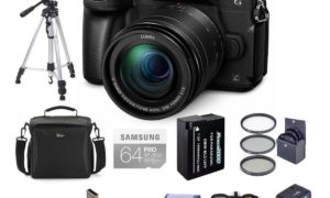 Panasonic Lumix DMC-G85 Mirrorless with 12-60mm OIS Lens and Premium Kit